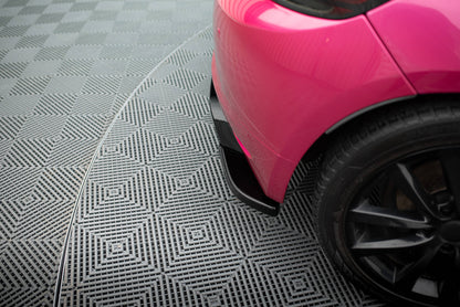 Heck Ansatz Flaps Diffusor V.2 für VW Scirocco Mk3  schwarz Hochglanz