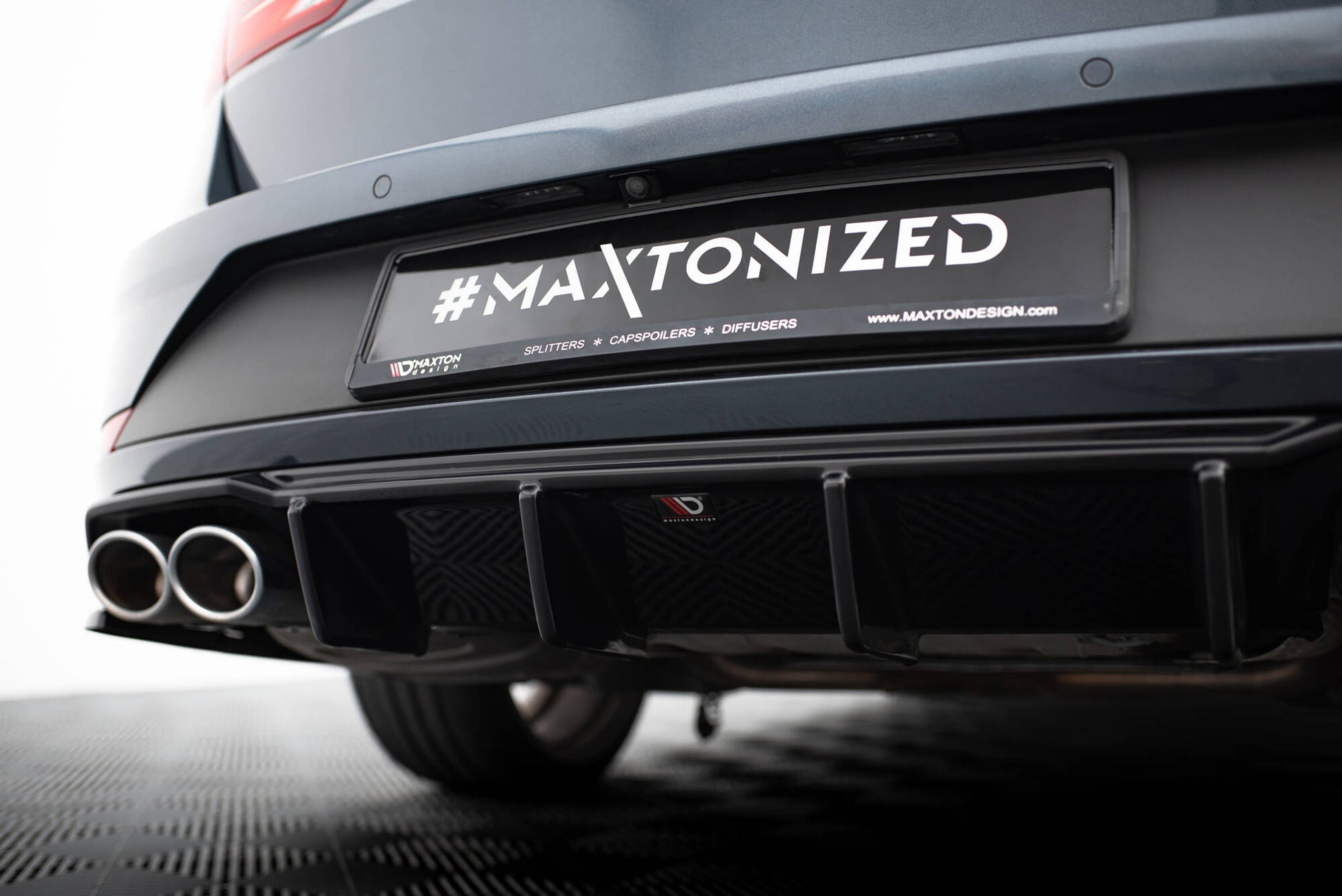 Diffusor Heck Ansatz V.3 für Seat Leon Cupra ST Mk3 FL