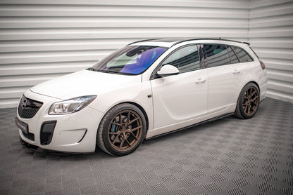 Seitenschweller Ansatz für Opel Insignia Mk. 1 OPC  schwarz Hochglanz