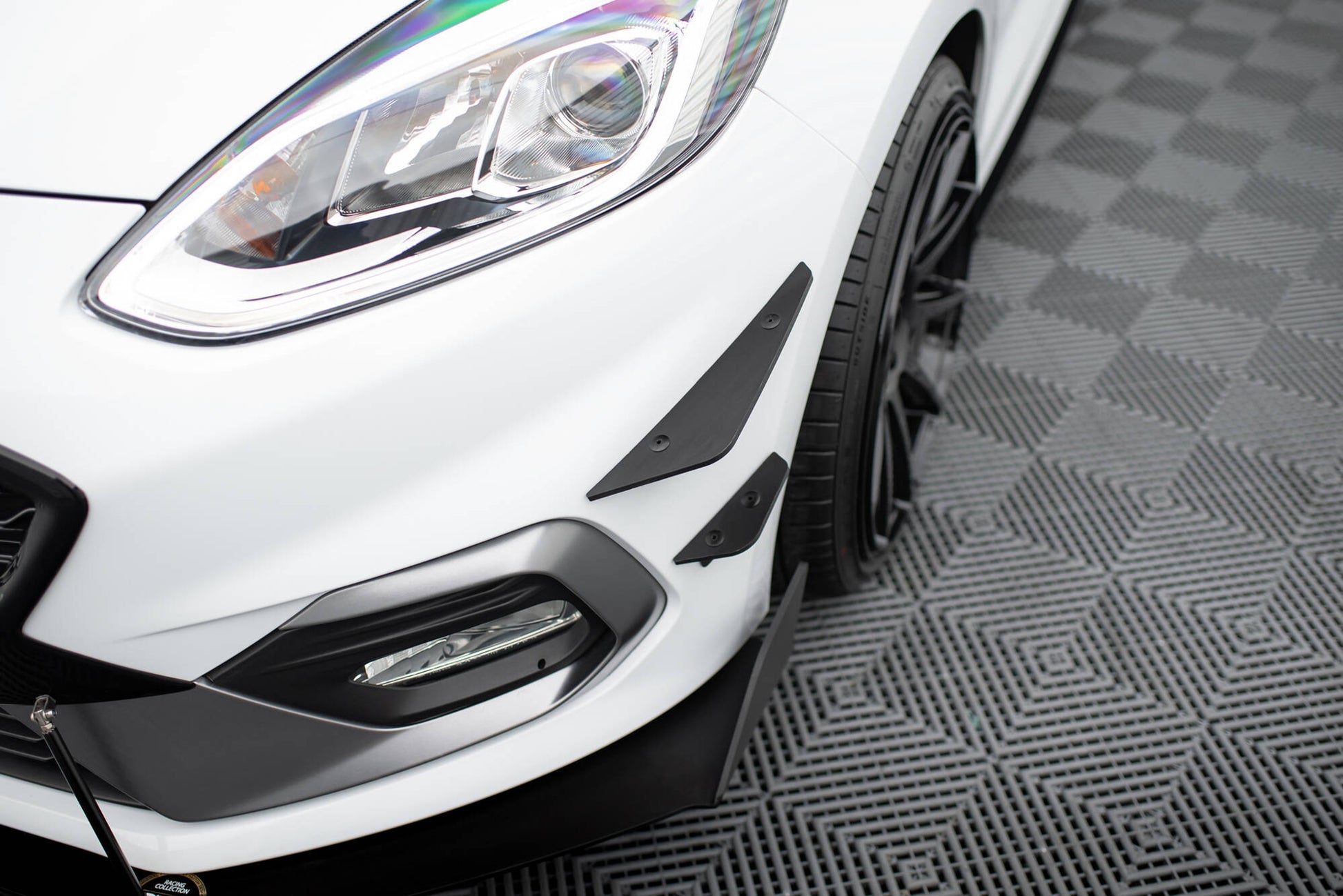 Stoßstangen Flaps Wings vorne Canards für Ford Fiesta Mk8 ST/ ST-Line