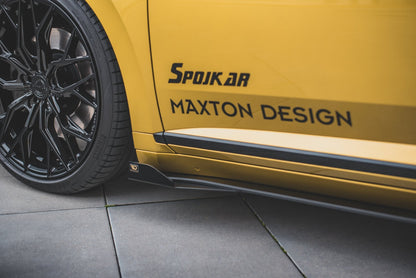 Street Pro Seitenschweller Ansatz für + Flaps Volkswagen Arteon R-Line schwarz Hochglanz