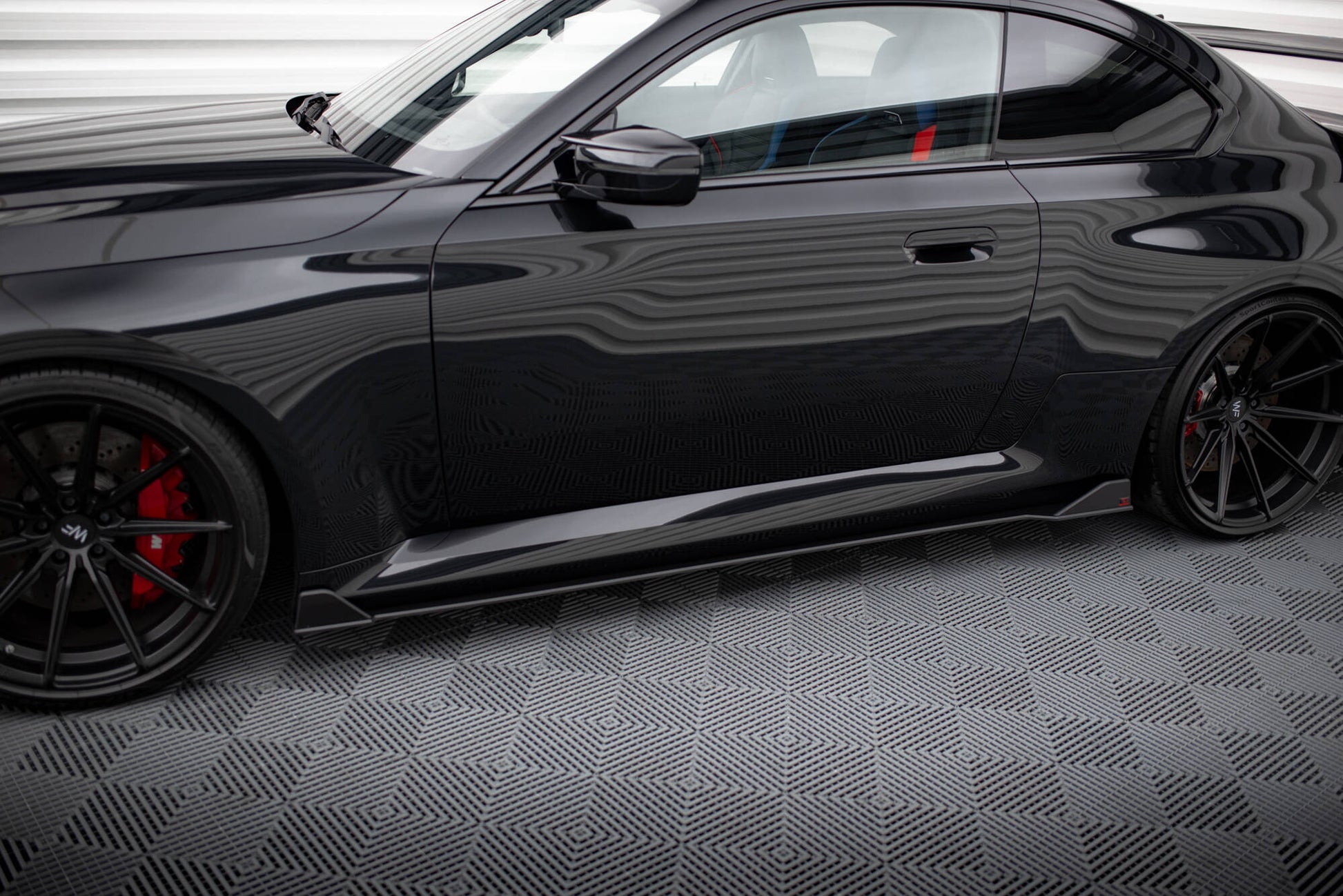 Street Pro Seitenschweller Ansatz für V.2 für BMW M2 G87