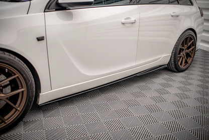 Seitenschweller Ansatz für Opel Insignia Mk. 1 OPC  schwarz Hochglanz