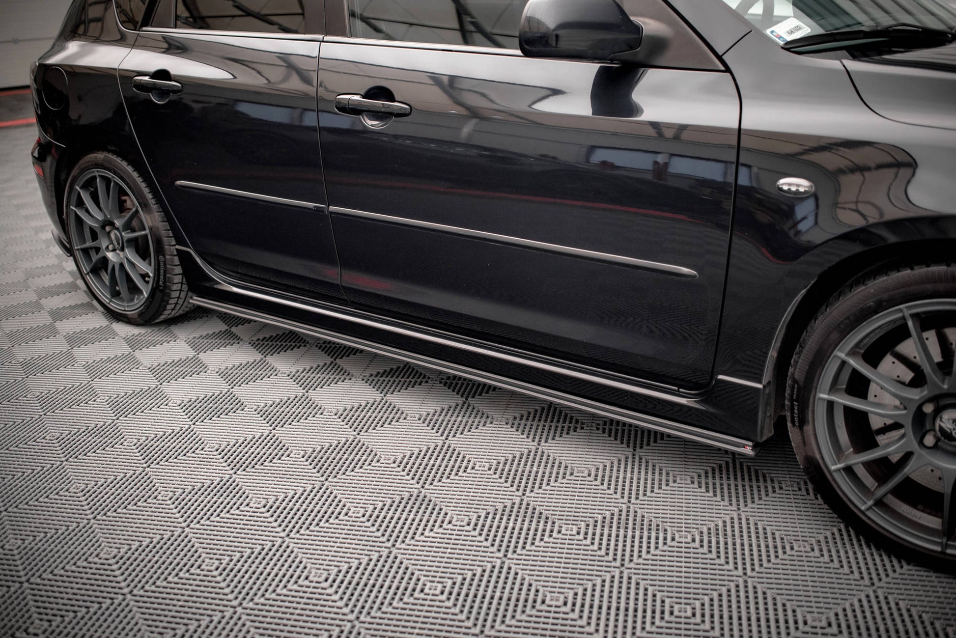 Street Pro Seitenschweller Ansatz für Mazda 3 MPS Mk1