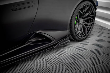 Seitenschweller Ansatz für Lamborghini Huracan EVO schwarz Hochglanz