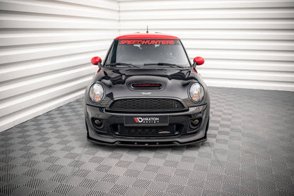 Front Ansatz V.3 für Mini Cooper John Cooper Works R56 schwarz Hochglanz