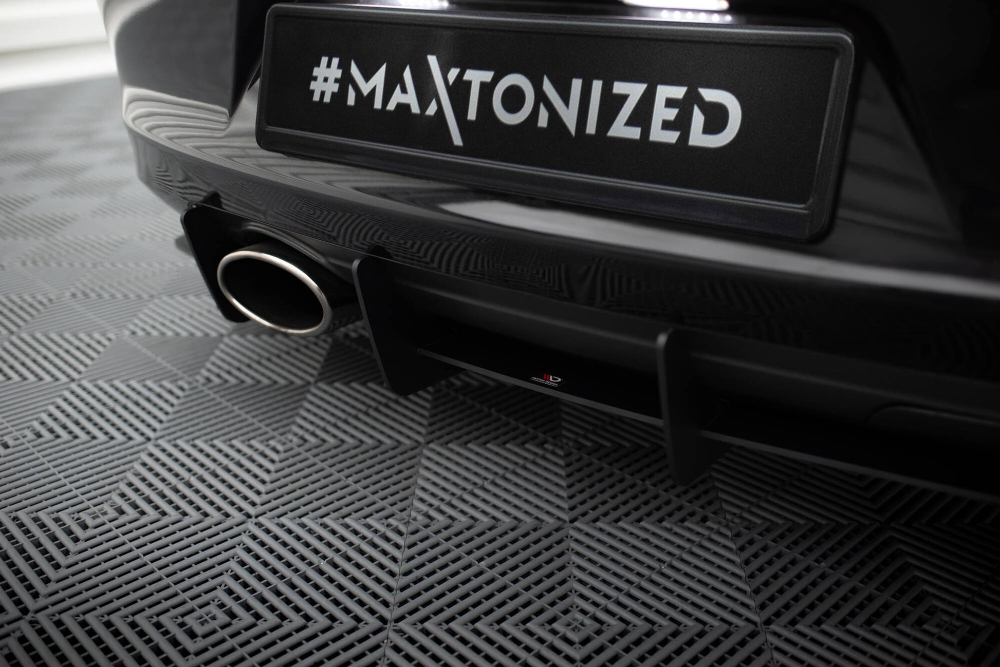 Diffusor Heck Ansatz für Heckschürze für Seat Leon Mk1 Cupra