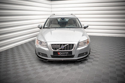 Front Ansatz V.2 für Volvo V70 Mk3 schwarz Hochglanz