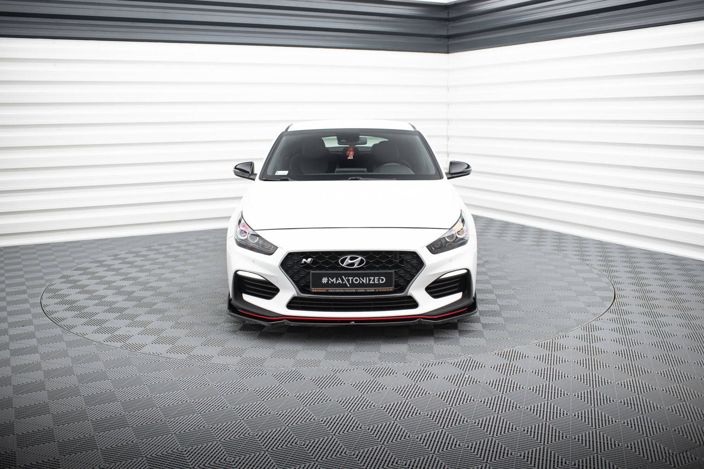 Front Ansatz V.6 + Flaps für Hyundai I30 N Mk3 Hatchback/Fastback
