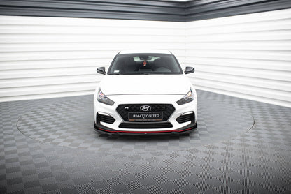 Front Ansatz V.6 + Flaps für Hyundai I30 N Mk3 Hatchback/Fastback