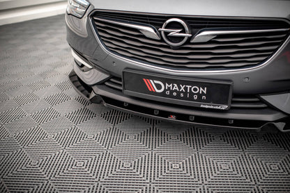 Front Ansatz V.2 für Opel Insignia Mk2 schwarz Hochglanz