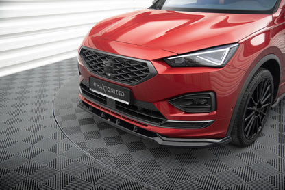 Front Ansatz V.2 für Seat Tarraco FR Mk1 schwarz Hochglanz