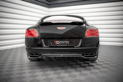 Mittlerer Cup Diffusor DTM Look Heck Ansatz für Bentley Continental GT V8 S Mk2 schwarz Hochglanz