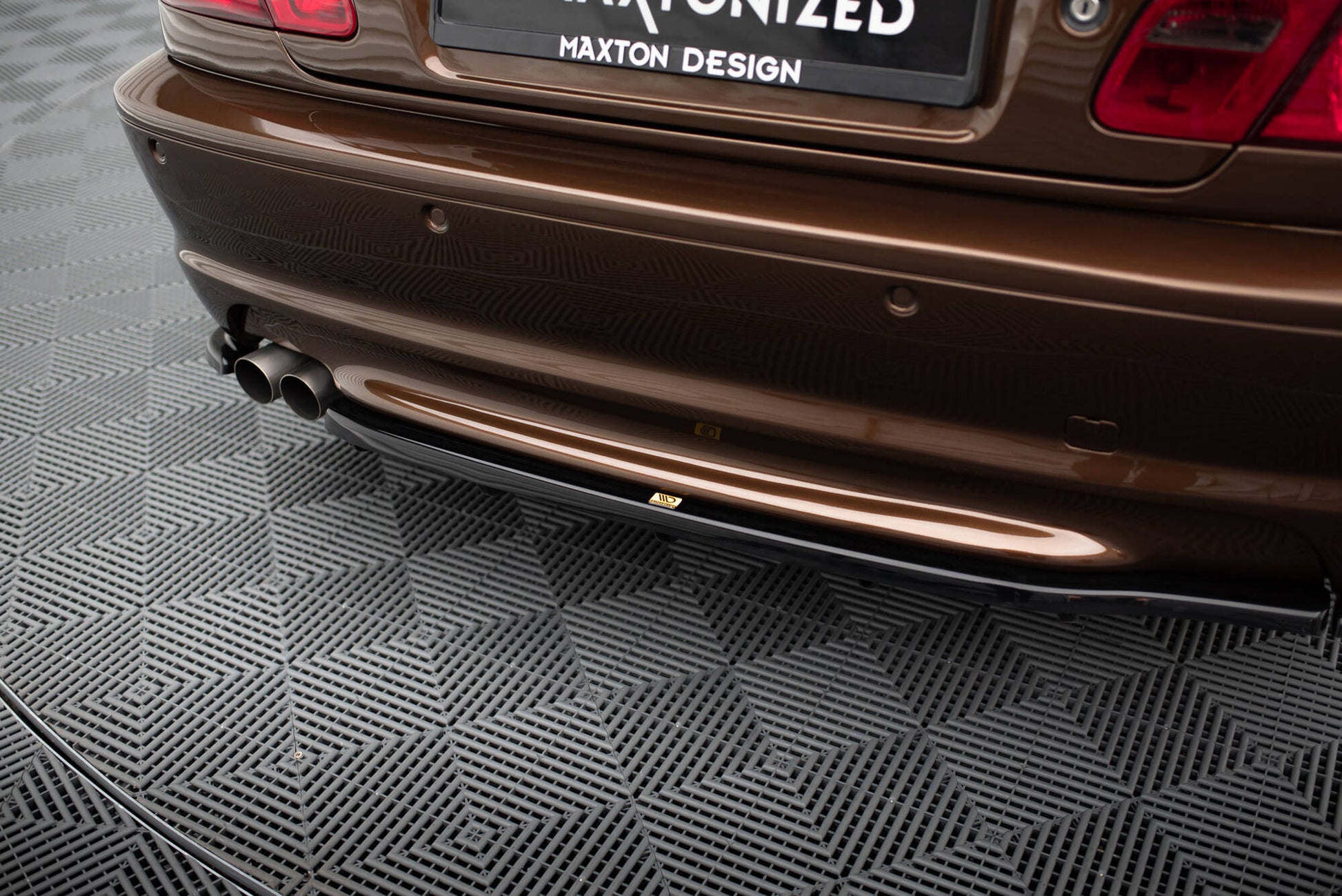 Heckansatz BMW 3er E46 M Paket COUPE DTM LOOK schwarz Hochglanz