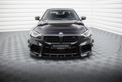 Front Ansatz V.3 für BMW M2 G87 schwarz Hochglanz