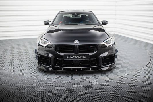 Front Ansatz V.3 für BMW M2 G87 schwarz Hochglanz