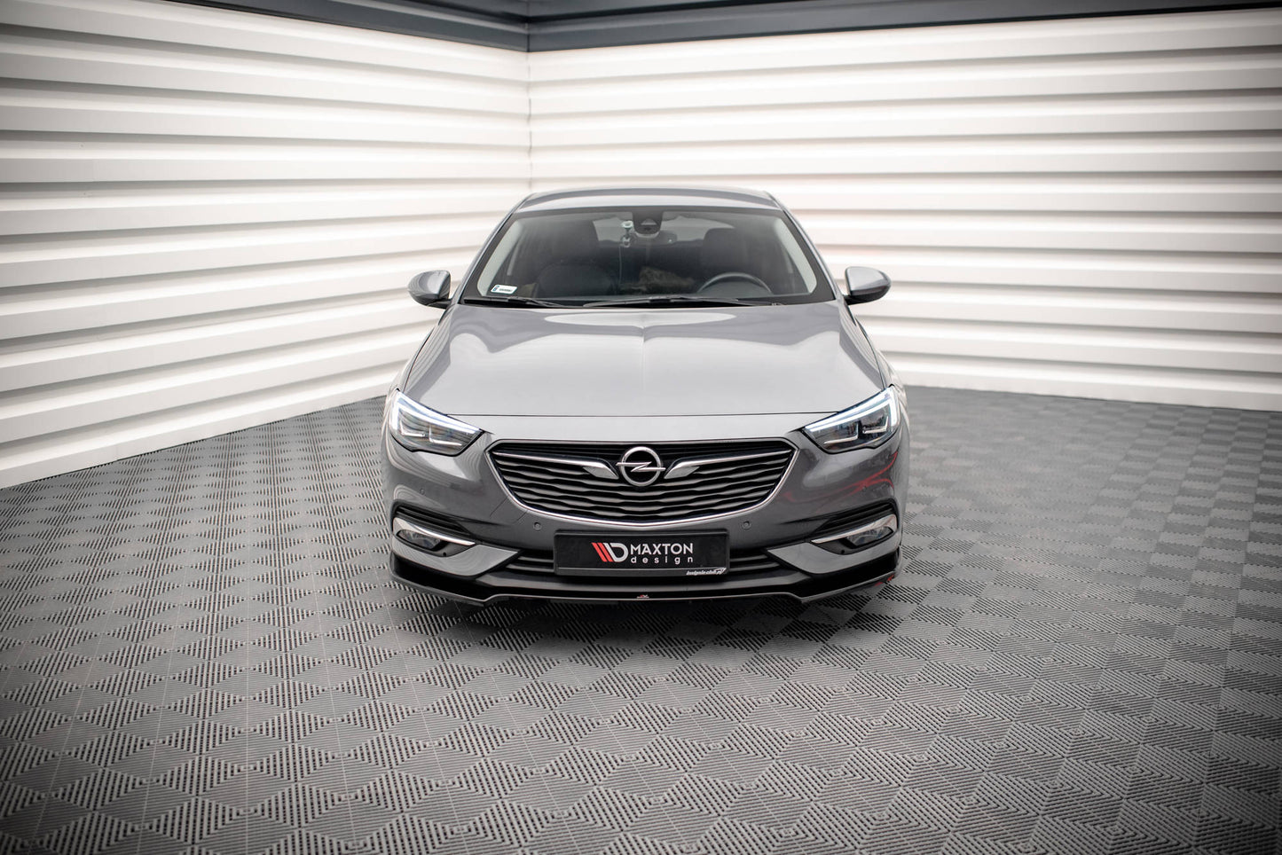 Front Ansatz V.3 für Opel Insignia Mk2 schwarz Hochglanz