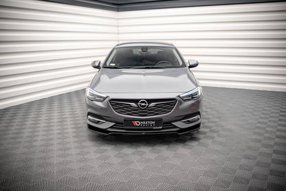 Front Ansatz V.3 für Opel Insignia Mk2 schwarz Hochglanz