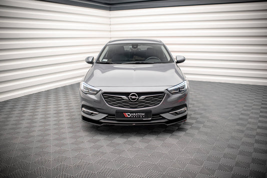 Front Ansatz V.3 für Opel Insignia Mk2 schwarz Hochglanz