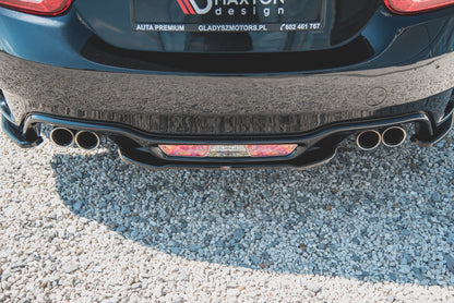 Heckansatz Abarth 124 Spider  schwarz Hochglanz