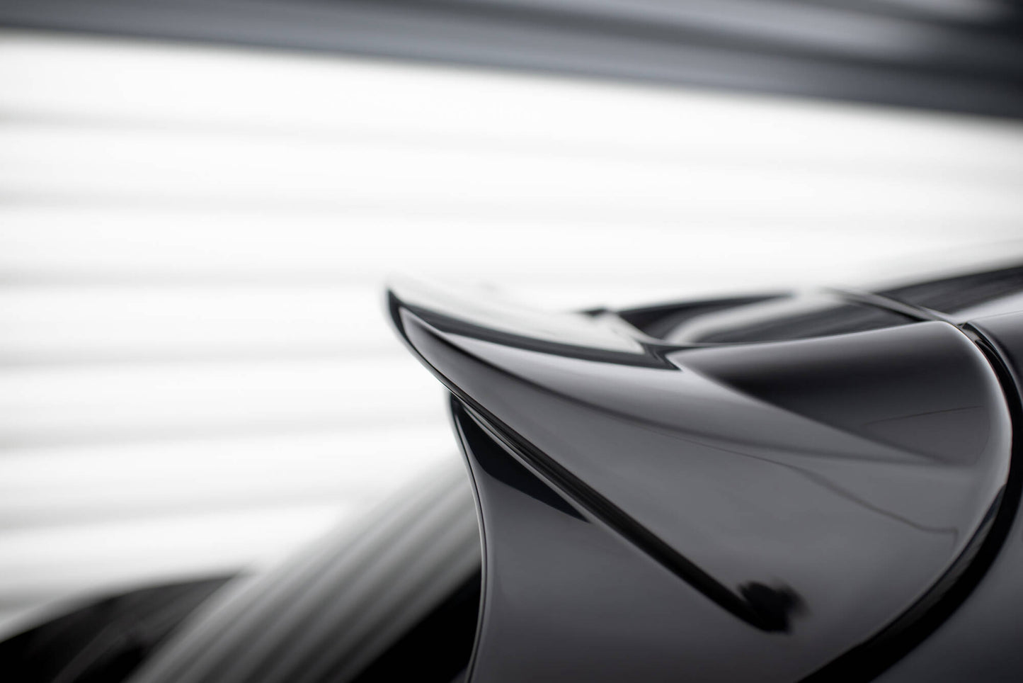Höher Spoiler CAP 3D für Porsche Macan GTS Mk1 Facelift 2 schwarz Hochglanz