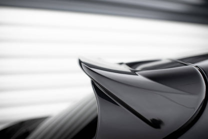 Höher Spoiler CAP 3D für Porsche Macan GTS Mk1 Facelift 2 schwarz Hochglanz