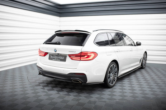 Heck Ansatz Flaps Diffusor für BMW 5er G30/ G31 M-Paket schwarz Hochglanz
