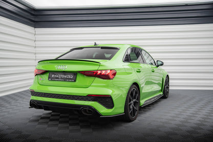 Set od Carbon Splitters Audi RS3 8Y Limousine schwarz matt