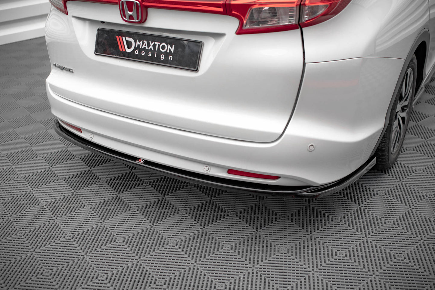Heckansatz Honda Civic Tourer Mk9 schwarz Hochglanz