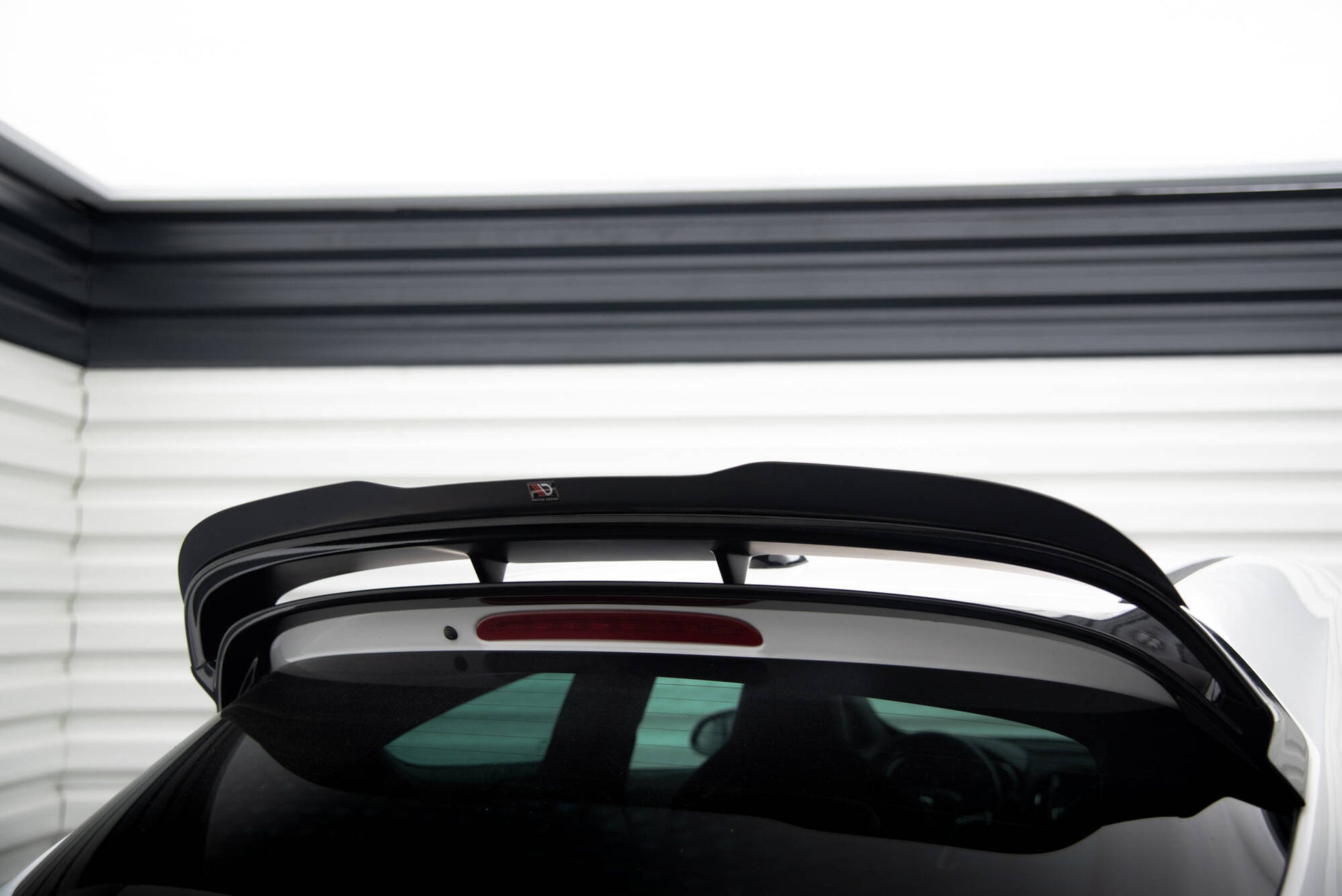 Spoiler CAP für OPEL ASTRA J OPC / VXR schwarz Hochglanz