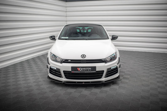 Front Ansatz V.3 für VW Scirocco R Mk3 schwarz Hochglanz