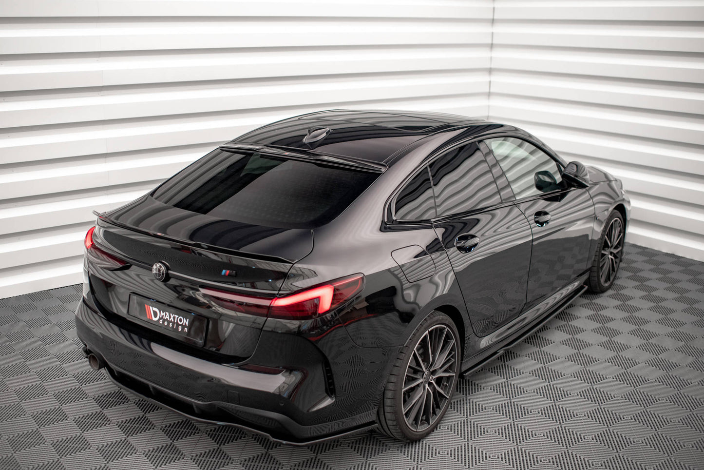 Heckscheiben Spoiler für BMW 2 Gran Coupe M-Paket / M235i F44 schwarz Hochglanz