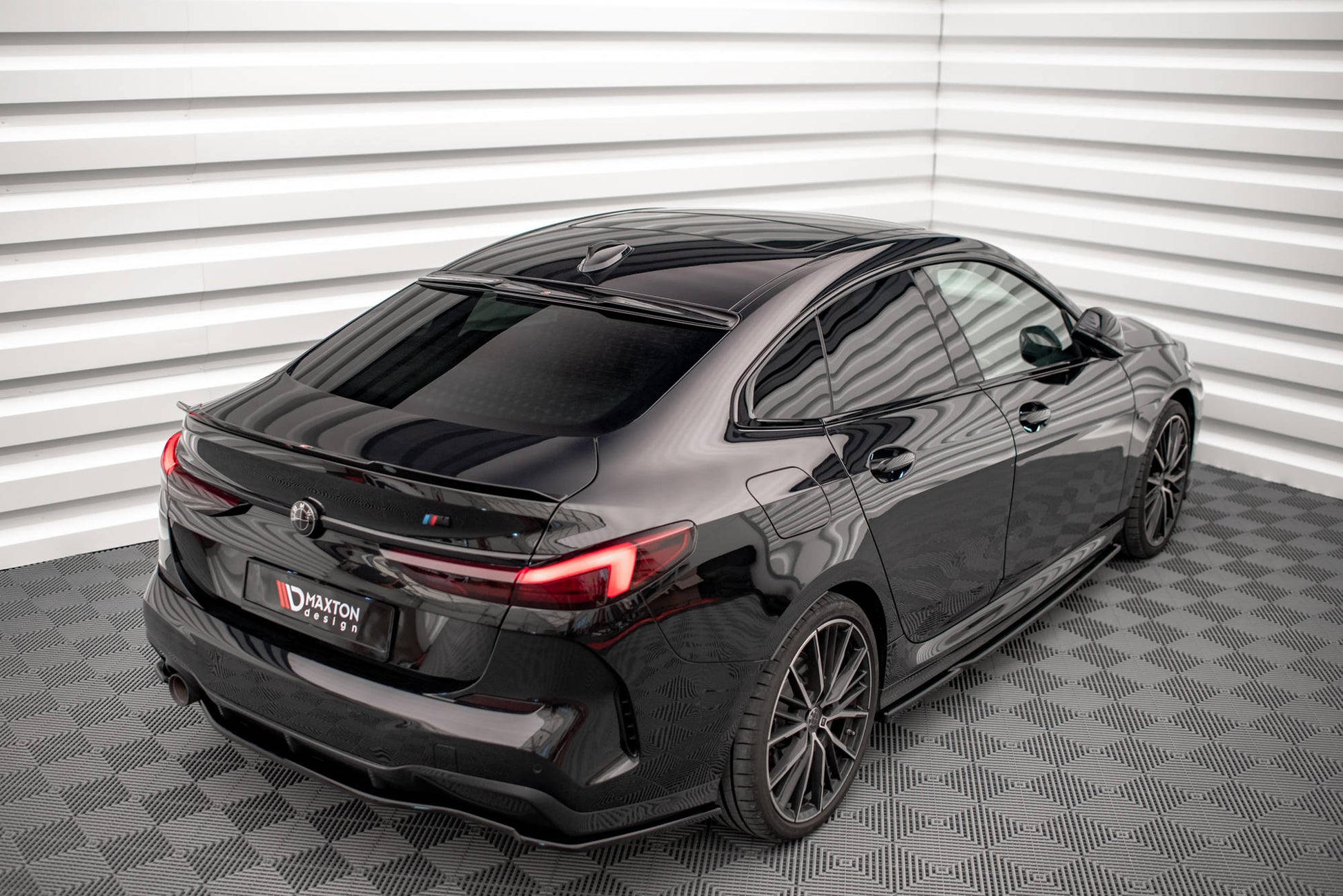 Heckscheiben Spoiler für BMW 2 Gran Coupe M-Paket / M235i F44 schwarz Hochglanz