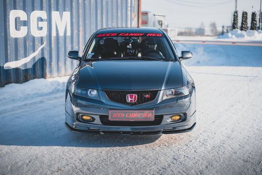 Front Ansatz V.3 für Honda Accord Mk7 Type-S schwarz matt