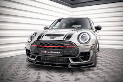 Front Ansatz V.4 für Mini Cooper Clubman John Cooper Works F54 Facelift schwarz Hochglanz