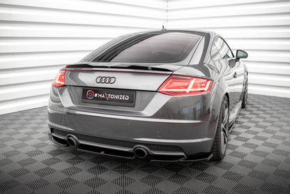 Heckansatz Audi TT S-Line 8S schwarz Hochglanz