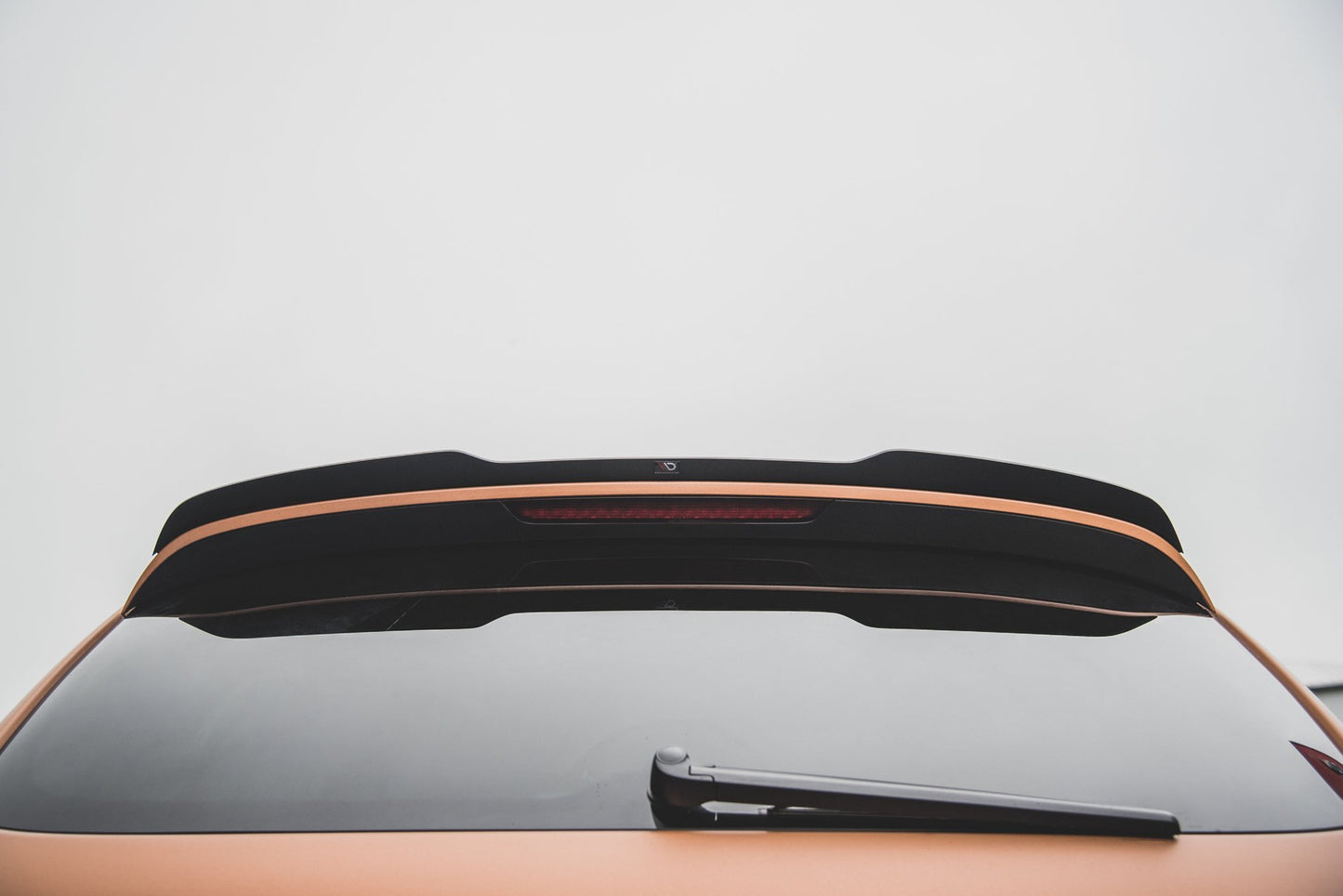 Spoiler CAP für Audi Q7 S-Line Mk.1 schwarz Hochglanz