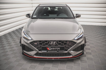Stoßstangen Flaps Wings vorne Canards für Hyundai I30 N / I30 N-Line Hatchback/Fastback Mk3 Facelift