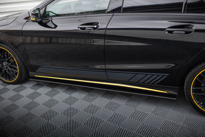 Street Pro Seitenschweller Ansatz für Mercedes-AMG CLA 45 C117 Facelift