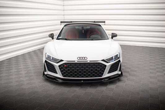 Front Ansatz V.3 + Flaps für Audi R8 Mk2 Facelift