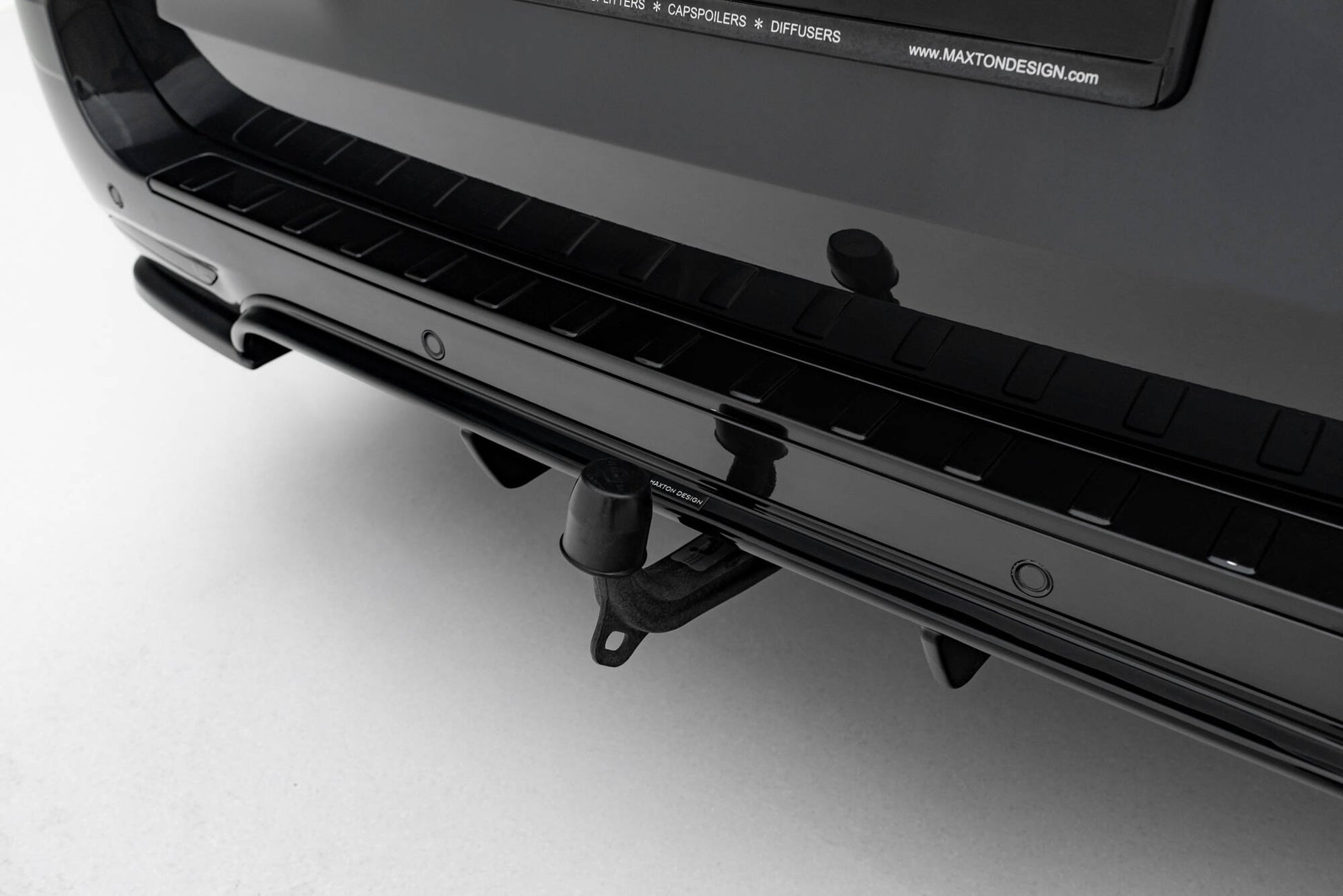Diffusor Heck Ansatz für Mercedes-Benz V-Klasse AMG-Line W447 Facelift  schwarz Hochglanz