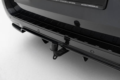 Diffusor Heck Ansatz für Mercedes-Benz V-Klasse AMG-Line W447 Facelift  schwarz Hochglanz