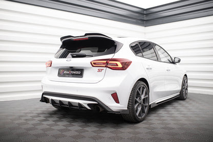 Spoiler CAP V.2 für Ford Focus Hatchback ST Mk4 schwarz Hochglanz