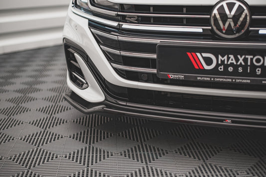 Front Ansatz V.3 für VW Arteon R-Line Facelift schwarz Hochglanz