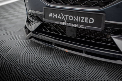 Front Ansatz V.4 für Cupra Formentor Mk1 schwarz Hochglanz
