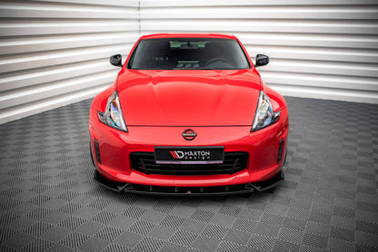 Front Ansatz V.3 für Nissan 370Z Facelift schwarz Hochglanz