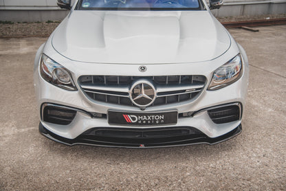 Front Ansatz V.1 für Mercedes-Benz E63 AMG Kombi/Limousine S213/W213 schwarz Hochglanz