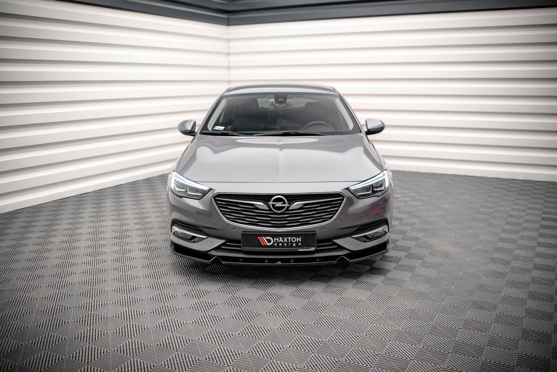 Front Ansatz V.2 für Opel Insignia Mk2 schwarz Hochglanz