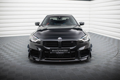 Front Ansatz V.5 für BMW M2 G87 schwarz Hochglanz