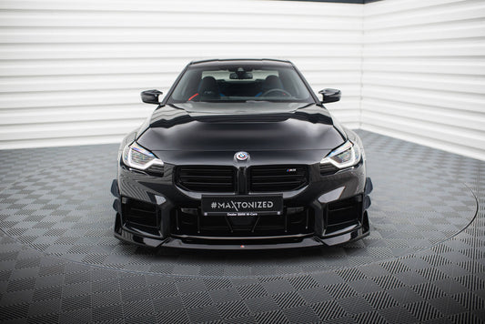 Front Ansatz V.5 für BMW M2 G87 schwarz Hochglanz